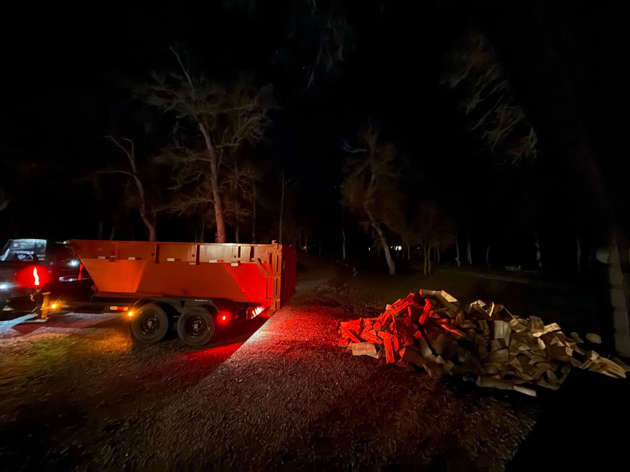 Hauling Away Wood